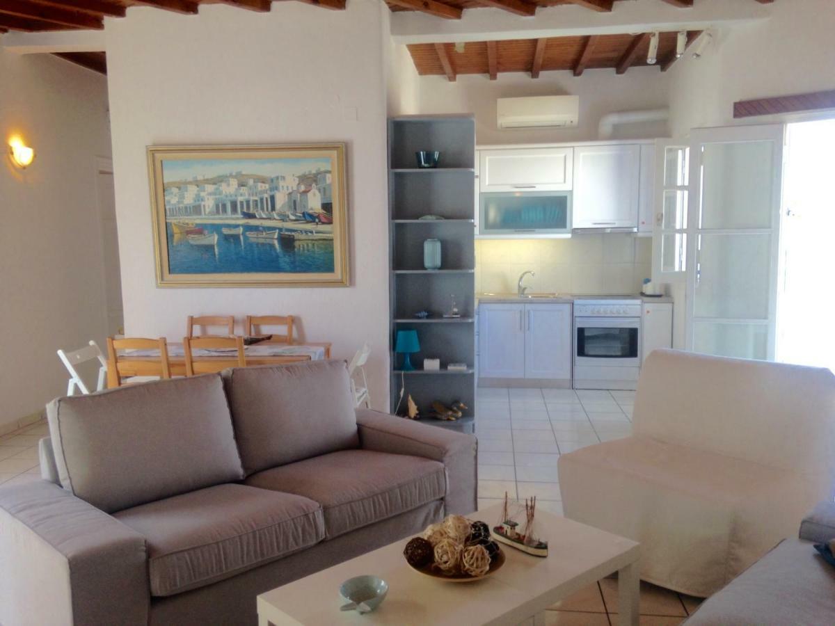 Magical Ornos! Beach House!Beach 1' Walk-Mykonos Town 2Km Esterno foto