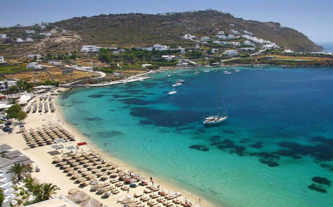 Magical Ornos! Beach House!Beach 1' Walk-Mykonos Town 2Km Esterno foto